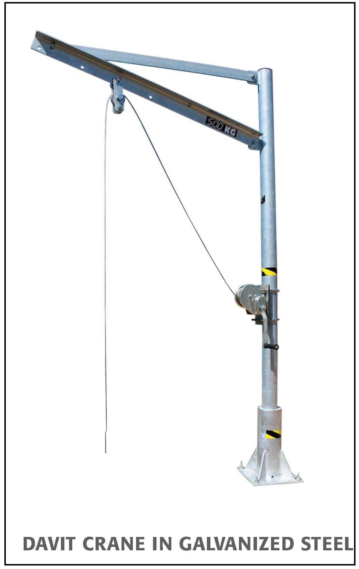 Kran mit 360° elektrischer Drehung